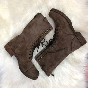 Dollhouse Combat Moto Style Boots